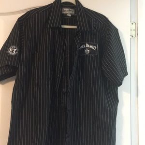 Men’s button down jack daniels shirt